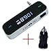 ZhiZhu 3.5mm In-car FM Transmitter Radio Adapter for iPhone 6 5S 5C 5 5G 4S 4 3GS 3G Galaxy S6 S5 S4 S3 Note 3 HTC One M7 / Mini with Car Charger - Black