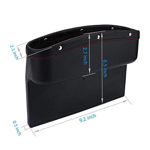 image for Henzxi Car Seat Pockets Car Console Side Organizer Pack of 2 for Cellp