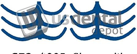 NOBILIUM - Clasps with rest 20 patterns per sheet # CR24003 ( Preforme CR24003 Us Dental Depot