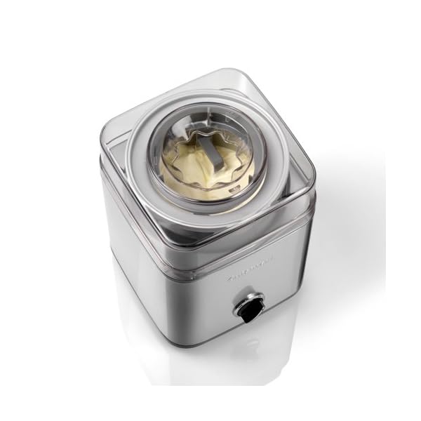 Cuisinart Ice Cream Deluxe, Pre-Freeze Ice Cream, Frozen Yoghurt and Sorbet Maker, Silver, ICE30BCU