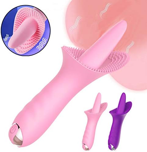 Tongue 10 Speed Stimulator Tongue Licking Appliances Happy Toys for Woman,Pink