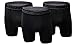 Spyder Men's Performance Mesh Boxer Briefs Sports Underwear 3 Pack (Black, Medium)