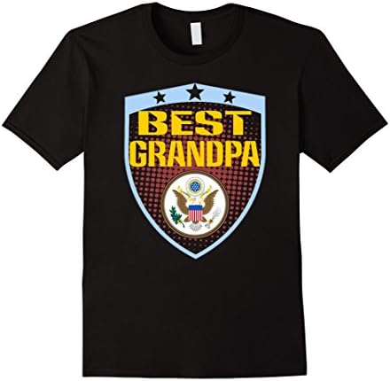 Mens Awesome Best Grandpa T-Shirt, father Day Gifts 2XL Black
