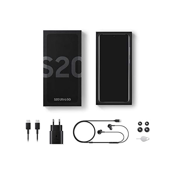 Samsung-Galaxy-S20-Ultra-5G-Mobile-Phone-Sim-Free-Smartphone-Cosmic-Black Samsung Galaxy S20 Ultra 5G Mobile Phone; Sim Free Smartphone - Cosmic Black, (UK Version)
