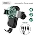 licheers Wireless Car Charger Mount, Gravity qi Wireless Car Holder Compatible iPhone Xs max iPhoneX iPhone8 iPhone 8Plus Samsung Galaxy S8, S8 Plus, S7, S7 Edge, S6 Edge Plus, Note 8(Black)