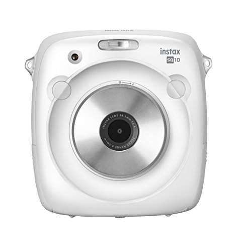 Fujifilm Instax Square SQ10 Appareil photo instantané Noir/Blanc & Film INSTAX Square WW (10X2 PK) Kit de 2 Films 10 Vues Blanc - Image 2