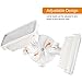 LEPOWER 3000LM Dusk to Dawn LED Security Light, 28W Flood Lights with Photocell, 5500K White Light, IP65 Waterproof, 2 Adjustable Heads Exterior Outdoor Security Lights for Garage, Backyard (White)