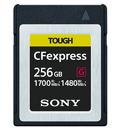 Sony CEB-G256/J SYM CFexpress Card Typ B Ultra Speed Speicherkarte (Lesen: 1700 MB/s Schreiben: 1480 MB/s)