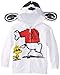 Peanuts Boy's 2-7 Snoopy Costume Hoodie, White, 3T