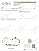 Baltic Amber Teething Bracelet or Anklet for Babies, Toddlers, and Kids - Lab-Tested - Baroque Cognac/Honey Mix - 5.5 Inches