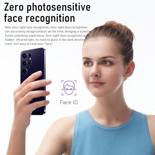 Cheap Mobile Phones 5.0 Inch IPS Display, Android 9.0, 16GB (Expandable up to 128GB), 2G/3G Dual SIM Free Unlocked, Face ID/WiFi/FM (P24Ultra Black)