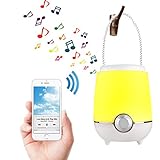 KevenAnna Music Portable Lights Multifunctional Night Light Wireless Bluetooth Speaker Handsfree Touch Detective LED Mood Light, Hands-Free Speakerphone.