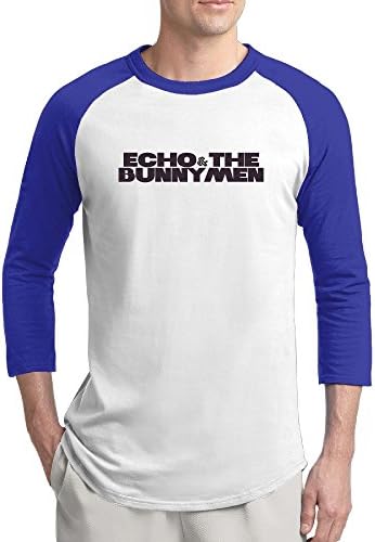 Echo &amp; The Bunnymen RoyalBlue Raglan Sleeves T Shirt For Men - XL