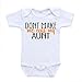 Don't Make Me Call My Aunt Auntie Love Infant Baby Onesies (3-6 Months)