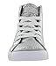 Gotta Flurt Hi Disco II Lace Up Top Sneaker, Silver, 9
