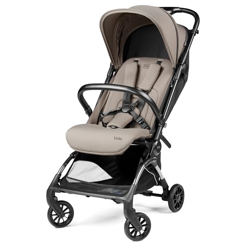 PEG Volo, Ultra Lightweight Carry-On Compliant Travel Stroller, Misty Beige