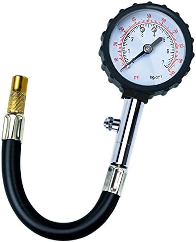 Tyre Air Pressure Gauge, METALBAY Heavy Duty Pressure Tire Monitor for Bicycle, Motorcycle, Car, SUV-0-100PSI