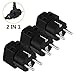 European adapter,UROPHYLLA Travel Adapter 3 Pack European Power Adapter Schuko Plug Adapter,Universal Plug Adapter for Germany,France,Denmark,Iceland,Netherlands,Finland,Russia,Greece,Sweden,Spain etc