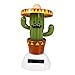 yingyue Lovely Beach Girl Cactus Doll Model Swing Toy Car Ornament Home Office Decor Gift Cactus