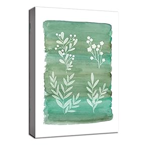 Canvas Wall Art for Living Room,Bedroom Home Artwork Paintings Abstract Flower Art Ready to Hang - 12x18 inches
