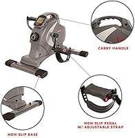sunny health & fitness magnetic mini exercise bike