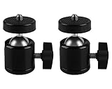 2 Pcs Tripod Mini Ball Head for HTC Vive/Vive Pro Base Station,for Oculus Rift Sensor,for Lighthouses,Camera Camcorder, MDW Holder for HTC Vive