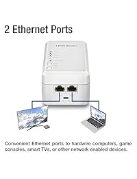 Trendnet Powerline 500 AV punto de acceso WiFi por todas partes Wireless N300 punto de acceso, tpl 410ap