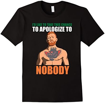 Mens Conor Mcgregor Irish Fight Unisex T-Shirt Medium Black