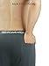 David Archy Men's 2 Pack Bamboo Long Pajamas Pants Loungewear Sleep Bottoms (L, Dark Gray+Navy Blue)
