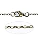 Rosebeading 20 Pcs Brass Necklace Chain - 18-Inch Length, Antique Bronze, 2x2.5mm Link Size