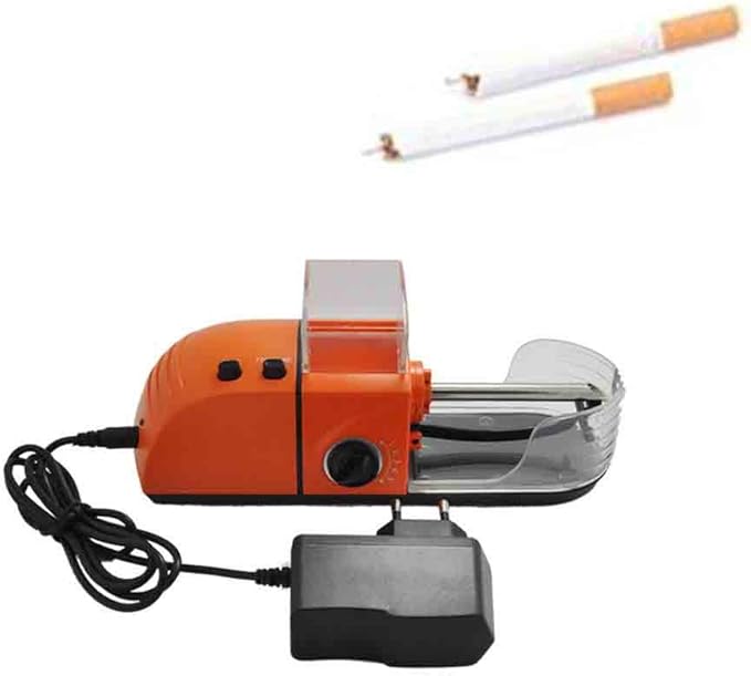 CSPFAIZA Mini Electric Cigarette Machine with Hopper and Ashtray