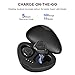 ZOVER Wireless Earbuds Bluetooth 5.0 Headphones True Wireless Auto Pairing Stereo Sound Noise Cancelling IPX7 Waterproof Cordless Headphones with Charging Box   