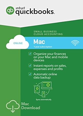 QuickBooks Online Mac 2017 Small Business Accounting [Mac Download]
