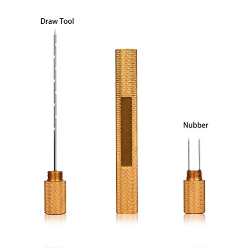 FUNEW Perfect Draw Cigar Tool,Cigar Twin Nubbers,Perfect Cigar Accessories for Men
