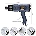MokenEye 1800W Heat Gun 122℉~ 1112℉（50℃- 600℃）Precision Control Temperature by Adjustment Dial with Two Temp-settings, Temperature Heat Gun Kit with Four Metal Nozzle
