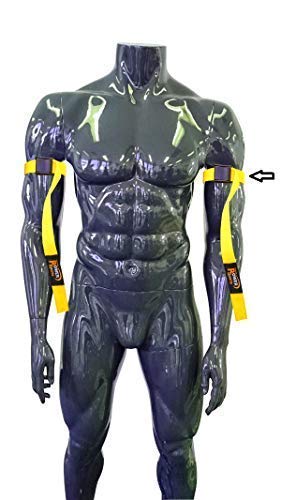 BICEP STRAP YELLOW Max Bicep Bands Help You Gain Muscle Faster Biceps & Triceps Bands for Effective Arms