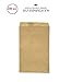 RJ Displays 200 Brown Kraft Paper Bags, 4 x 6, Good for Candy, Cookies, Small Gift, Crafts, Party Favor, Sandwich, Jewelry Merchandise