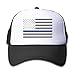 OASCUVER Kids USA American Flag Baseball Cap, Thin Blue Line Hat for Boy Girl