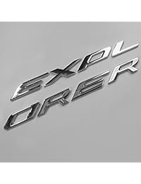 Xotic Tech Sporty ABS Emblema de la capucha delantera 3D Letras Explorer pegatinas para Ford 2011 2017