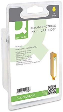 Q-Connect HP 920XL Remanufactured Yellow Inkjet Cartridge High Yield