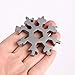 Prettyui 18-in-1 Snowflake Multi-Tool Card Stainless Steel Screwdriver Keychain Combination Tools Compact Portable Outdoor Adventure Multitools