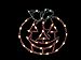 Northlight Lighted Jack-O-Lantern Halloween Pumpkin Window Silhouette Decoration, 14