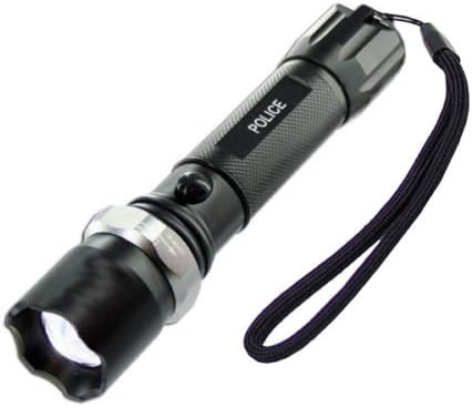 New Modern Police SWAT Tactical Rechargeable 3W LED Flashlight Torch Charger Battery 120 Lumens Adjustable Focus Water Resistant