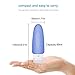JinZeFa 5 Pack Leakproof Silicone Travel Bottles, 3 oz Portable Refillable Travel Containers, Squeezable Food-grade Silicone Travel Tube Sets, Cosmetic Toiletry Containers