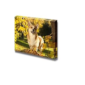 Canvas Prints Wall Art - Welsh Corgi Pembroke Dog - 12" x 18"