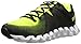 Reebok Men's Zig Squared Rush Running Shoe, Black/Solar Yellow/White, 9.5 M US