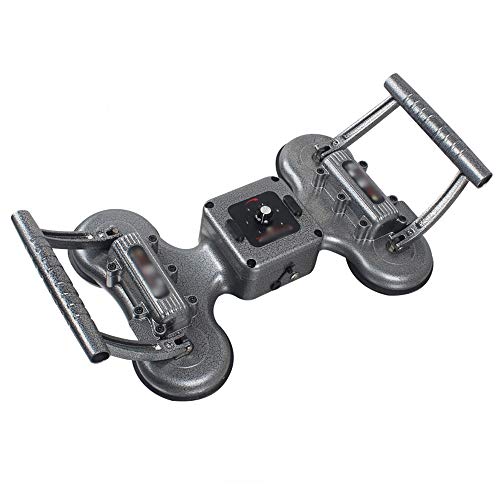 YangXu Tile Installation Machine, tiling Machine Industrial Grade Large Floor Tile Vibrator tiling Machine Automatic tiling Tool, Rechargeable Four Suction Cup Tile Installer (Color : A)