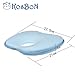 KSB 9 Inches Blue Soft Memory Foam Baby Pillow Head Positioner Neck Support,Prevent Flat Head Syndrome for 3 Months to 1 Year Old Infant (Apple Shape,Includes Pillow Case).