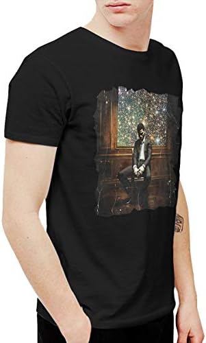 NolanO Mens Kid Cudi Man On The Moon II T-Shirt Black