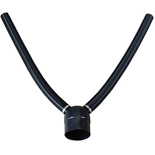 BUCKTOOL Dust Collection Y-Fitting 4" to 1-3/8"(O.D.) Reducer With 1-3/8"(I.D.) Type Hose Matching With Bucktool BD4603 & BD4801